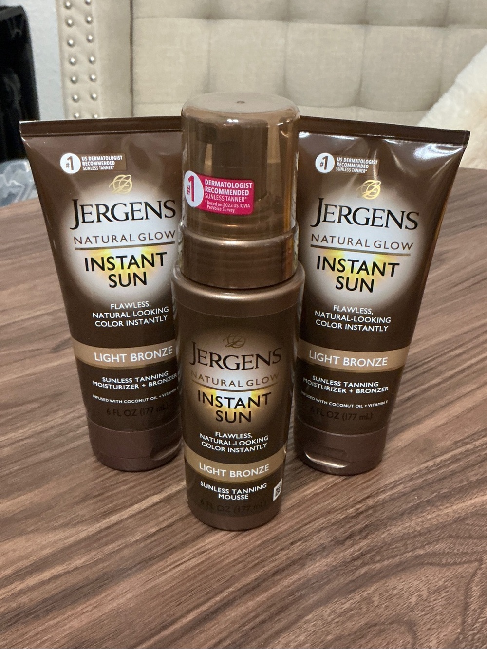 Erge Bronze Instant Sun Mousse - Shimmery Brown Finish